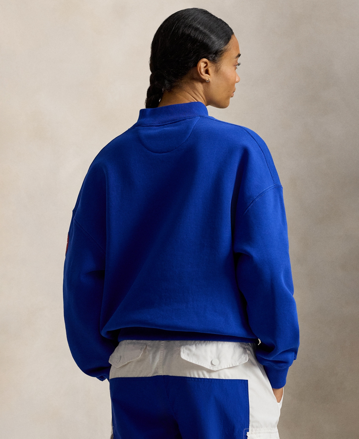 Polo Ralph Lauren Women's Mock Neck Pull-On Sweatshirt