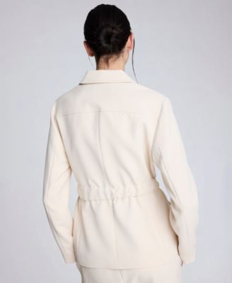 Women's Notch Collar Vision Twill Belted Jacket