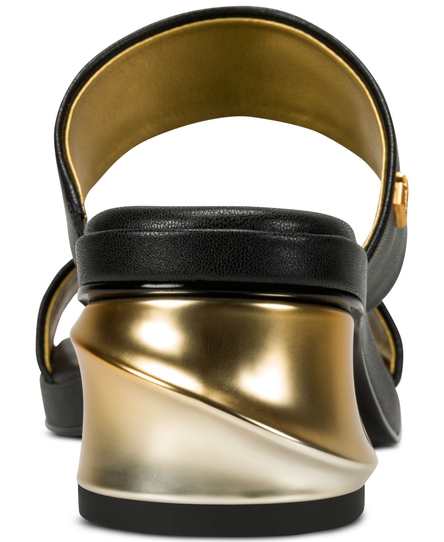 Женские сандалии Donna Karan New York Teagan Double Band Dress Sandals, цвет: Чёрный — фото 3