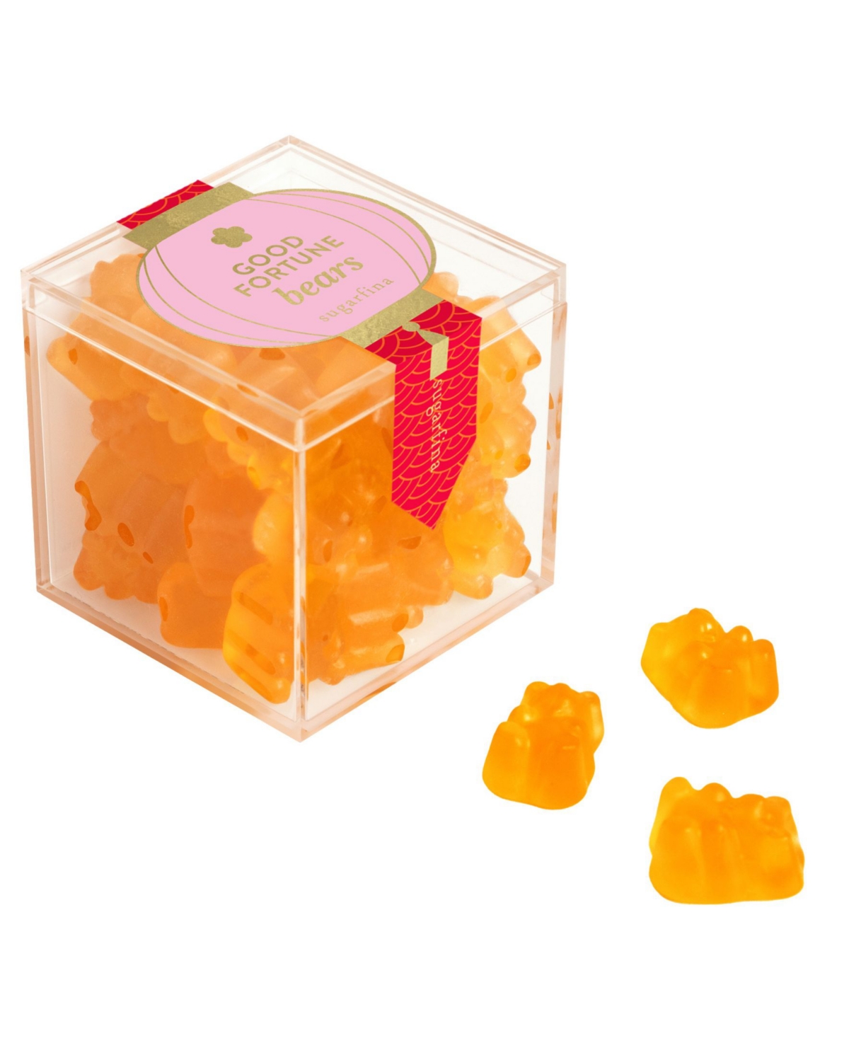 Sugarfina Lunar New Year Good Fortune Candy Bears Cube Kit, 3 Pieces