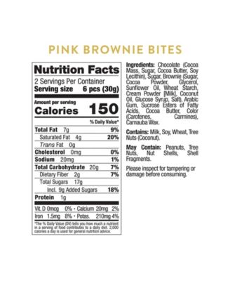 Valentine's Day Cocoa Crush Pink Brownie Bites Cube Kit, 3 Pieces