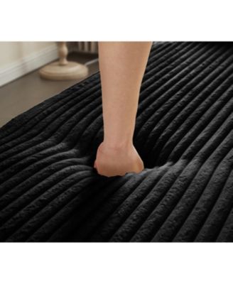 Corduroy Foam Sleeper Sofa Bed with Pillows