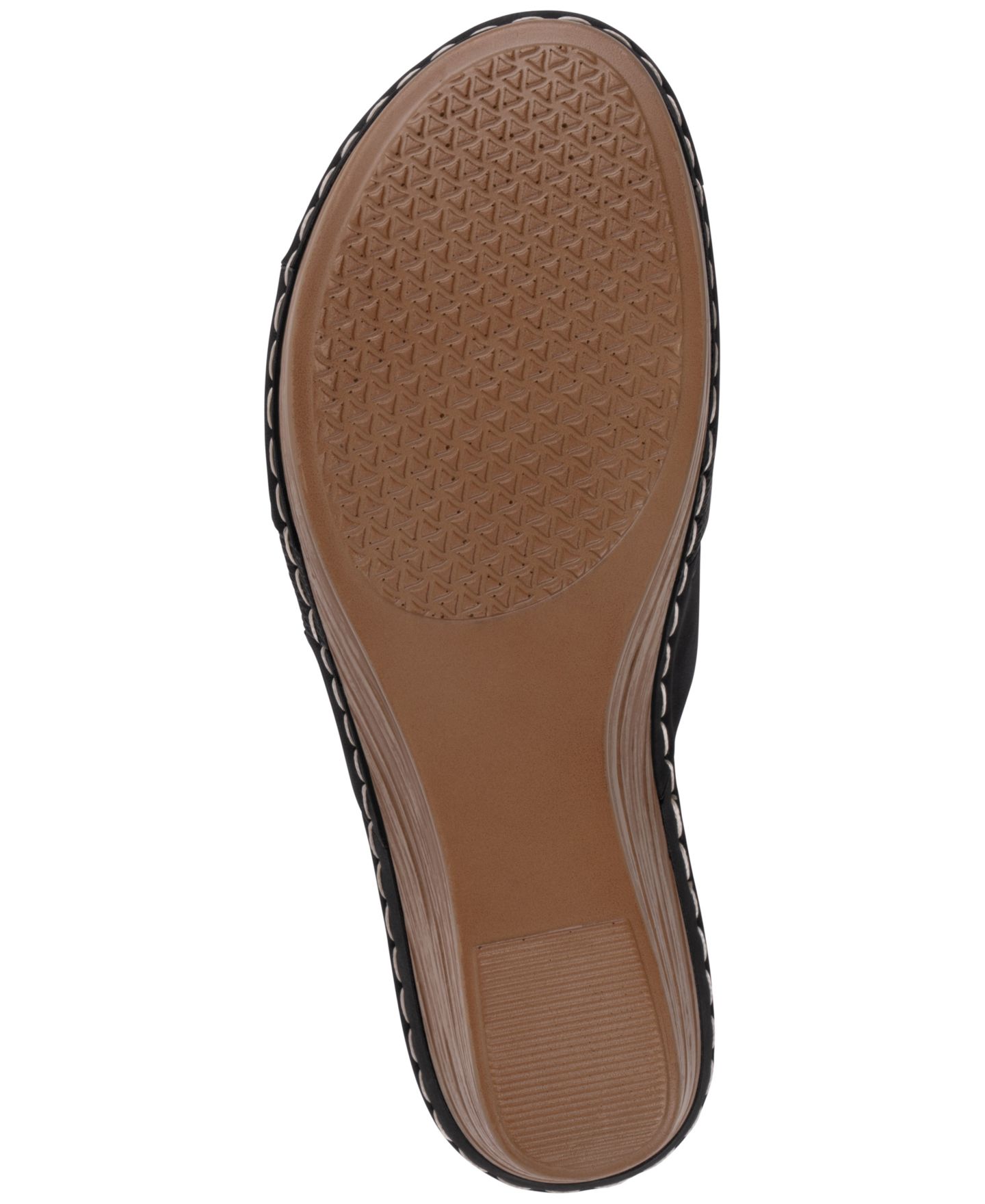 Женские сандалии GC Shoes Molane Slip On Wedge, цвет: Чёрный — фото 5