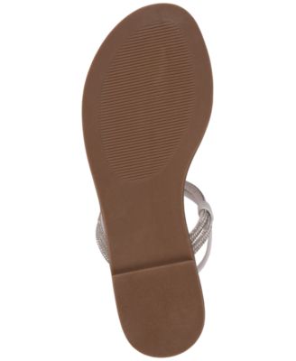 Women's Alonde Embellished T-Strap Flat Sandals