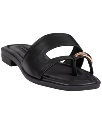 Women's Halie Metal Toe Ring Flat Sandals