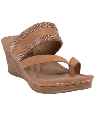 Women's Brazen Embellished Wedge Sandals