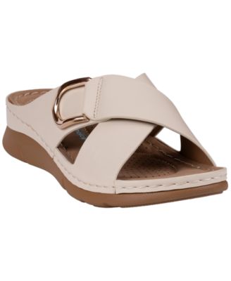 Women's Eanna Crisscross Comfort Wedge Sandals