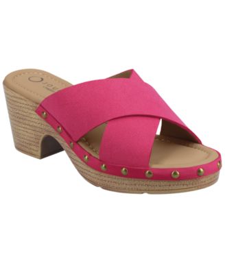 Women's Silvana Studded Stacked Heel Sandals