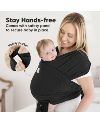 D-Lite Baby Wrap Carrier, Adjustable Baby Carrier, Baby Sling, Newborn, Infant, Toddler 7-44lbs