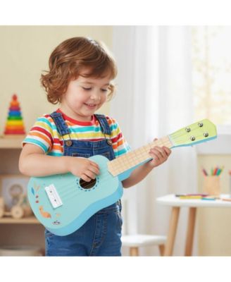 Kids Beginner Ukulele with Nylon Strings and Basswood Body for Early Music Learning