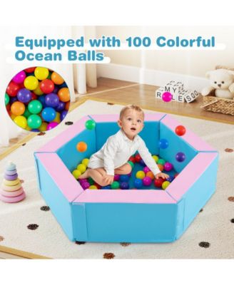 3 Piece Baby Foam Climbing Set with 100 Ocean Balls