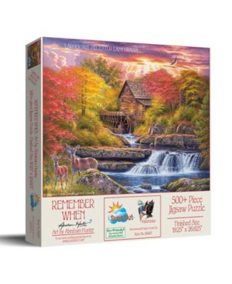 SunsOut Remember When 500 piece Jigsaw Puzzle for Adults Large Pieces ...