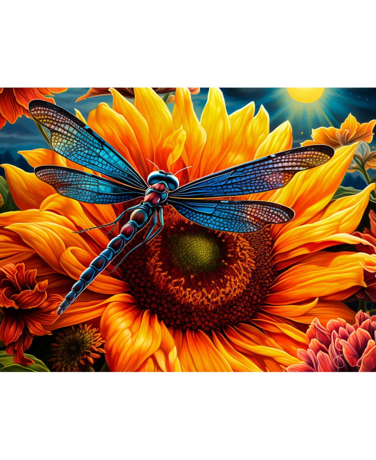 SunsOut Sunny Day Visit 1000 piece Jigsaw Puzzle for Adults