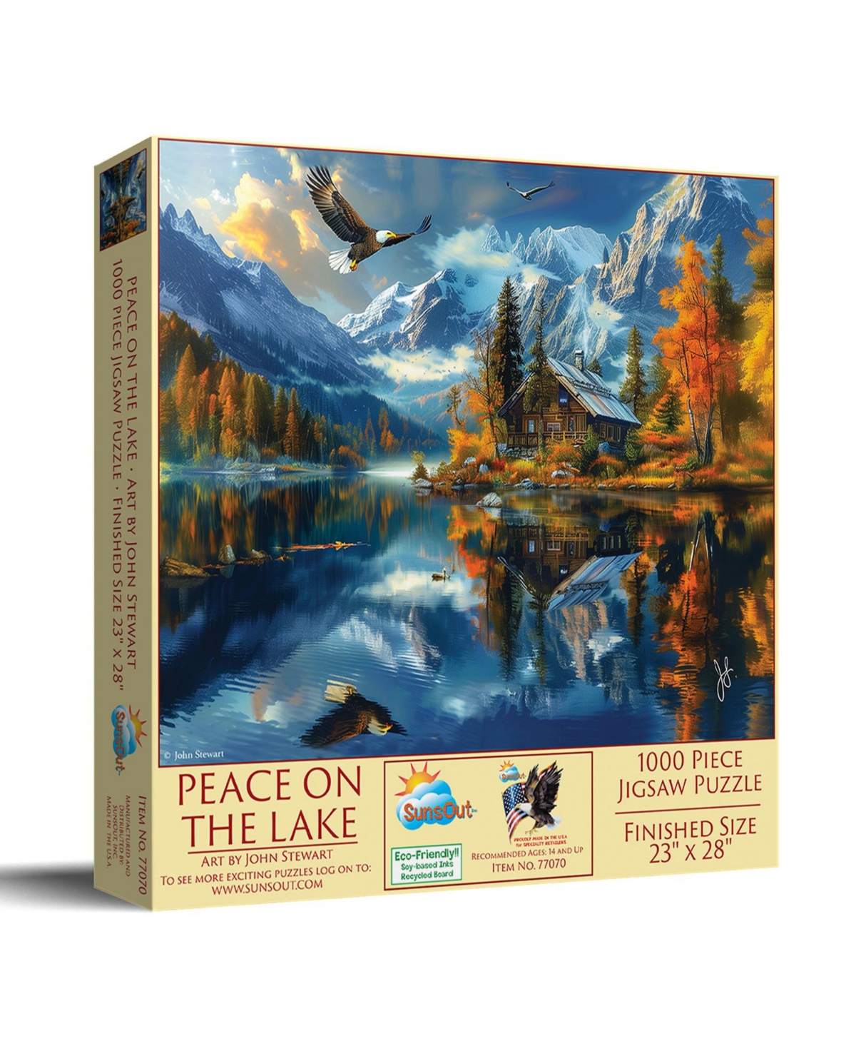 SunsOut Peace on the Lake 1000 piece Jigsaw Puzzle for Adults