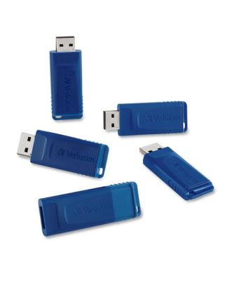 99810 16 GB Classic USB 2.0 Flash Drive - Blue (5/Pack
