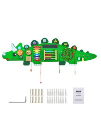 Montessori Wall Activity Board for Kids with Sensory Learning Games