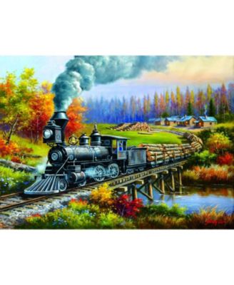 Logging Camp Run 1000 piece Jigsaw Puzzle for Adults