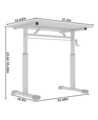 Streamdale Adjustable Height Study Desk - Kids & Adults, Compact Design