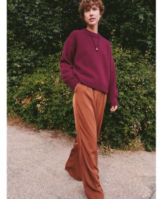 Women's Lya Satin Twill Wide Leg Pants