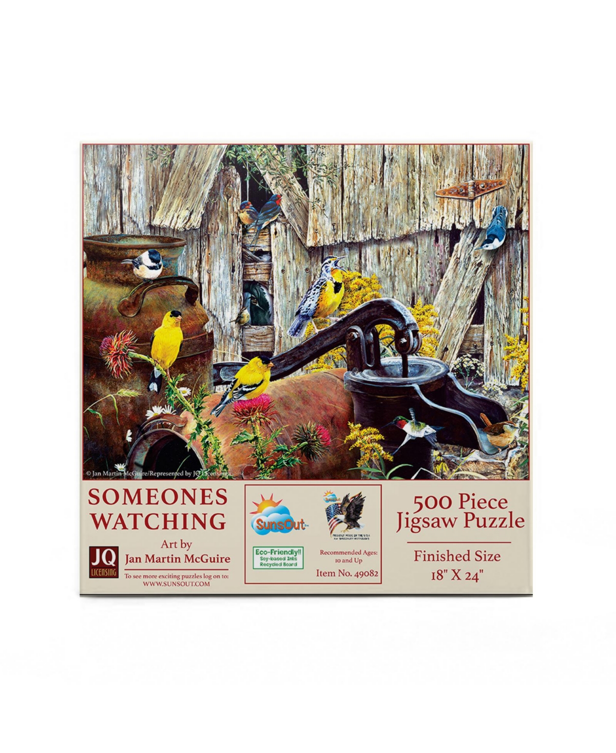 SunsOut Someone's Watching 500 piece Jigsaw Puzzle