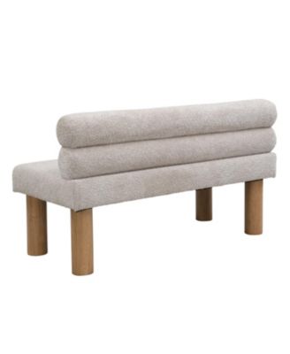 Boucle Ottoman Bench