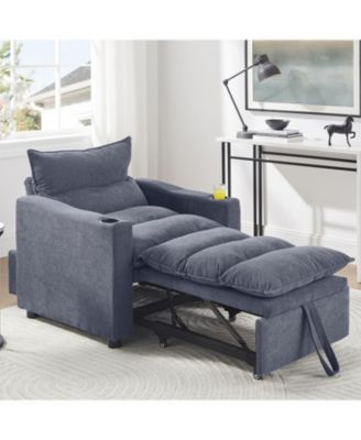 Convertible Sofa Chair Bed - Grey