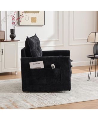 Swivel Barrel Accent Chair