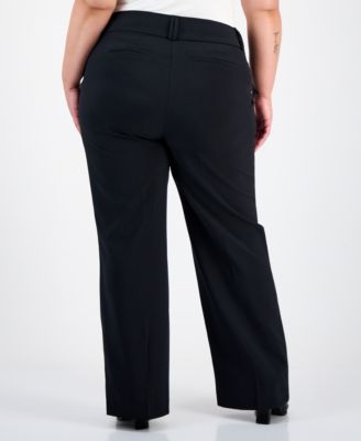 Plus and Petite Plus Size Curvy Bootcut Pants, Created for Macy's