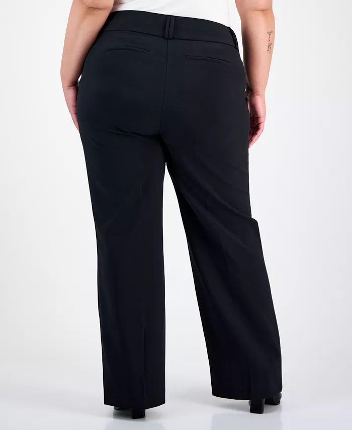 Plus and Petite Plus Size Curvy Bootcut Pants - thumbnail 2