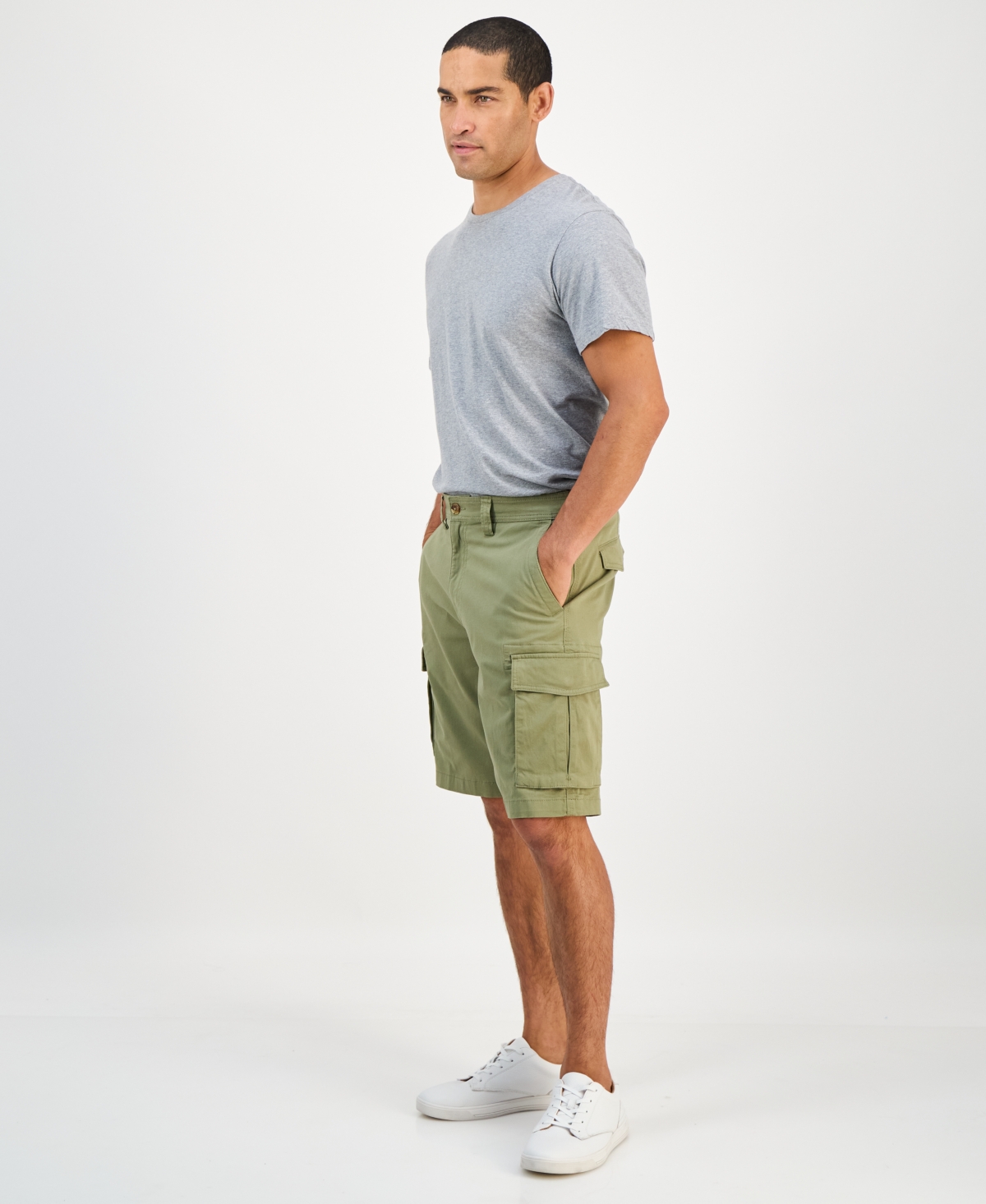 Club Room Men's Stretch Cargo Shorts, Created for Macy's