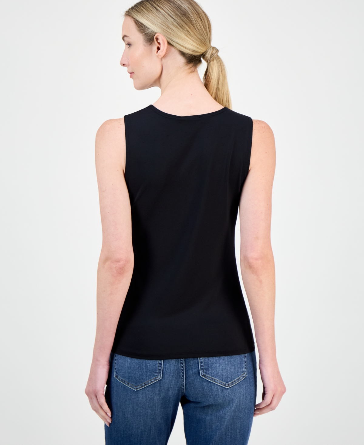 I.n.c. International Concepts Women's Crewneck Layering Tank Top, Created for Macy's
