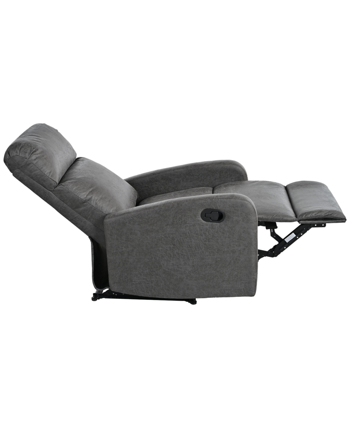 Streamdale Furniture Modern Manual Recliner Chair - Slate Grey