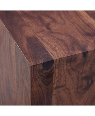 Walnut Wood Grain Coffee Table - Luxurious Design, Living Room Accent