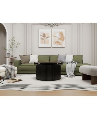 Modern Round Coffee Table Accent Table