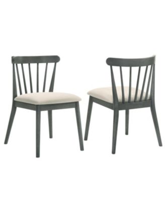 Streamdale 2 Rustic Farmhouse Dining Chairs