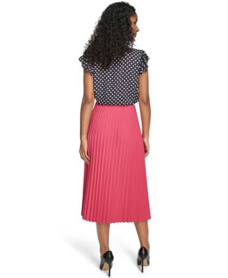 Women's Pleated Pull-On Skirt