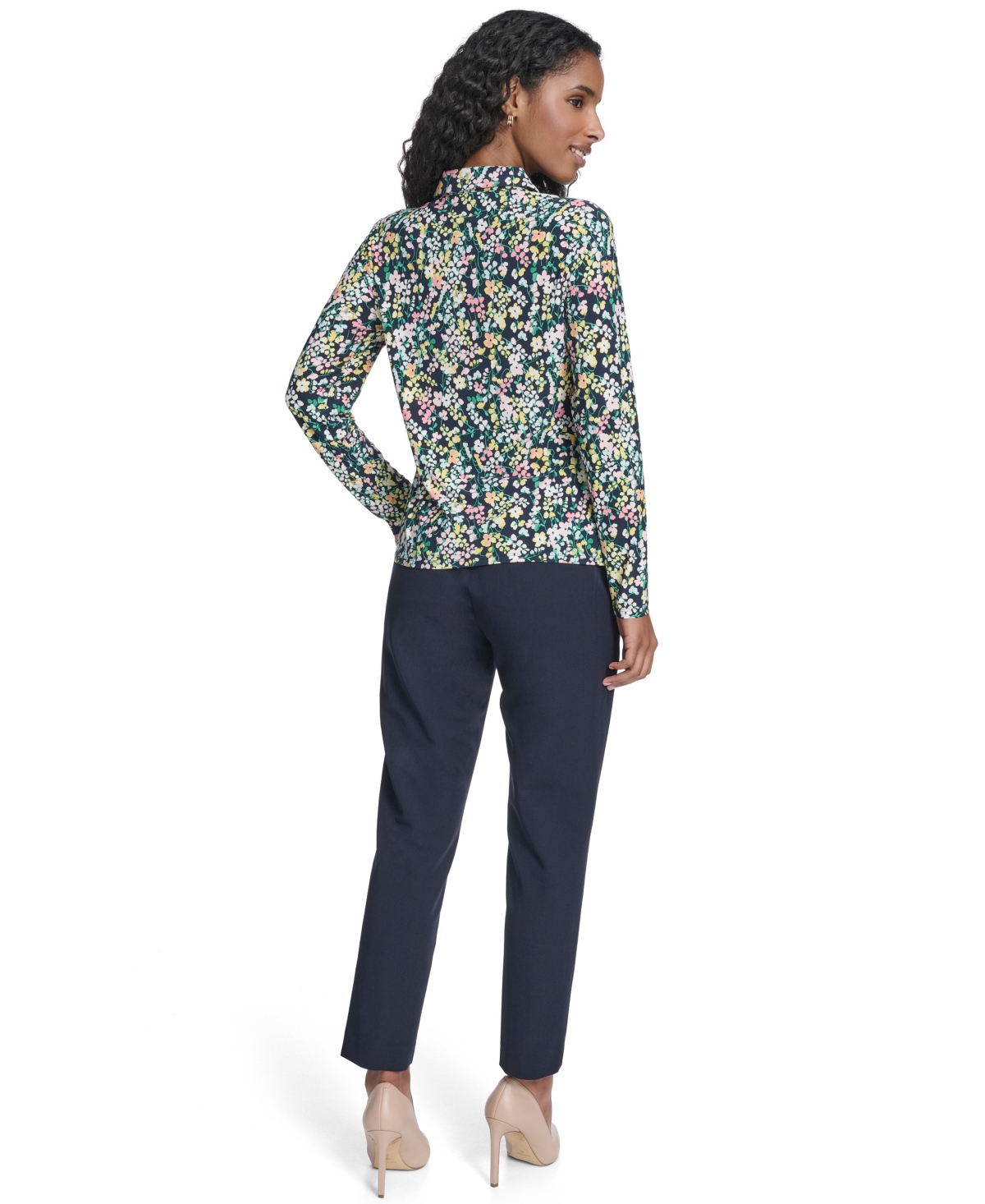 Tommy Hilfiger Women's Floral Long-Sleeve Shirt