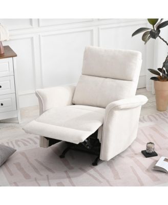 Fabric Rocker Recliner Chair - Gray