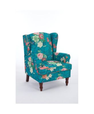 Floral Cyan Chair