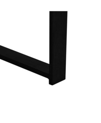 Modern Retro Round Coffee Table - Black Cross Legs