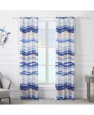 Crystal Cove Curtain Panel Pair - Set of 2 - 42x84" and 3x24