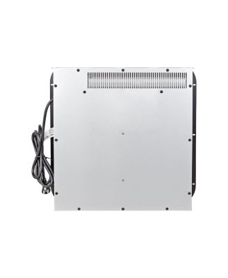 18 inch electric fireplace insert, ultra thin heater with log set & realistic flame, overheating protection