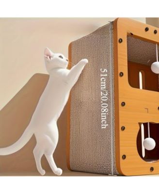 Extra Large Vertical Scratcher Two Tier Cat Villa