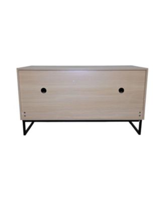 Modern Wooden Cat House with Scratching Mat 47.64x21.46x25.98in 76.4lbs