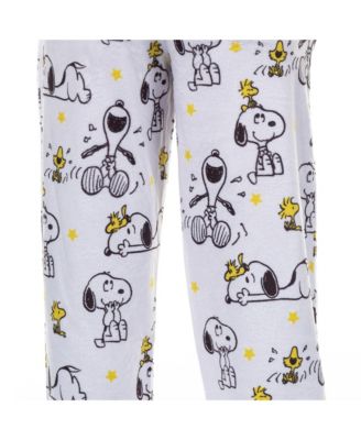 Girls Pajama Pants Snoopy and Woodstock Laughing Lounge PJ Bottoms