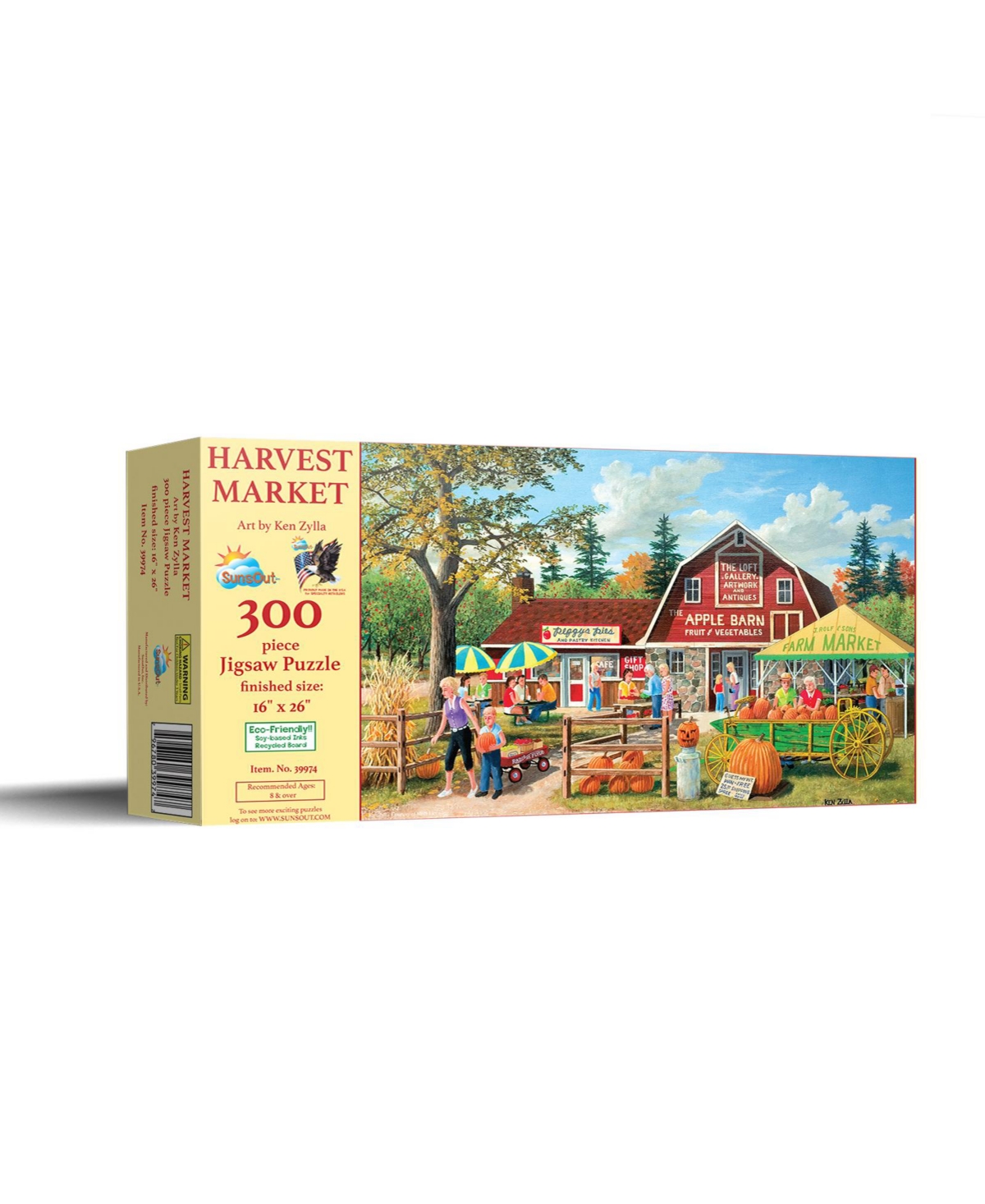 SunsOut Harvest Market 300 Piece Jigsaw Puzzle