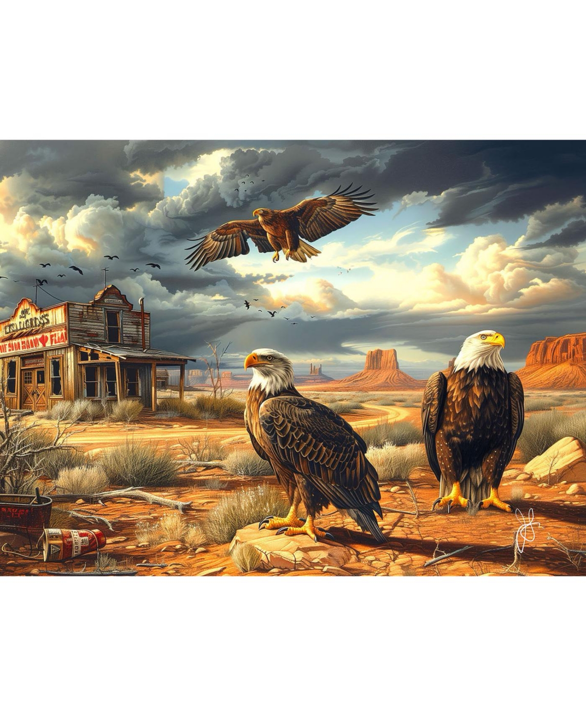 SunsOut Watchers of the Desert 1000 piece Jigsaw Puzzle