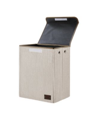 Collapsible Corduroy Laundry Hamper Storage