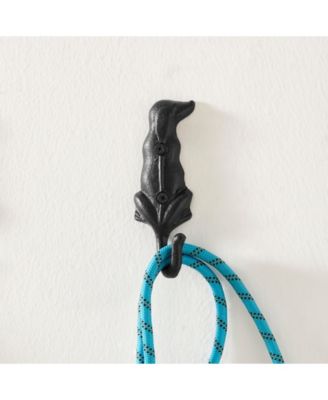 4 Piece Dog Wagging Tail Decorative Wall Hook Set