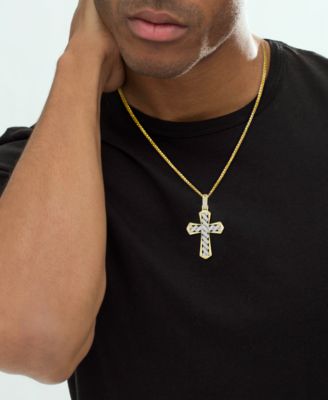 Men's Diamond Charm (1/2 ct. t.w.) in 10k Yellow Gold